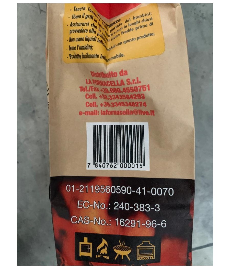 Carbone Per Barbecue 2Kg La Fornacella Bbq