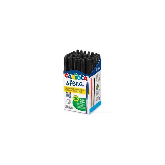 Carioca Cf50 penna sfera eco 1mm nero