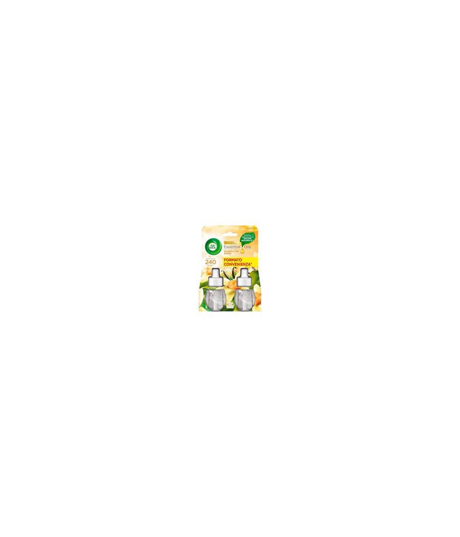 AIR WICK ELECTRIC RIC. VANIGLIA/THE' BIANCO 2 X 19ML