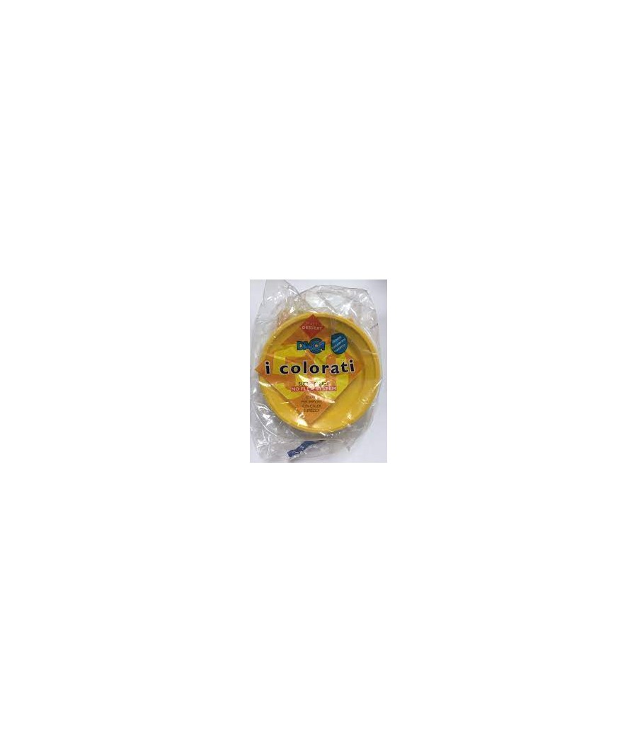 Dacca PIATTI  Dessert gialli da 50 pz.