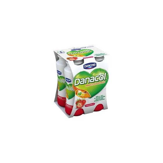 DANONE DANACOL YOGURT FRAGOLA GR.100X4
