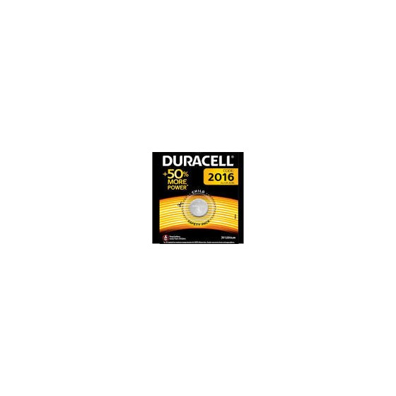 DURACELL BATTERIE CR2016 - 3volt - Bl 1Pz