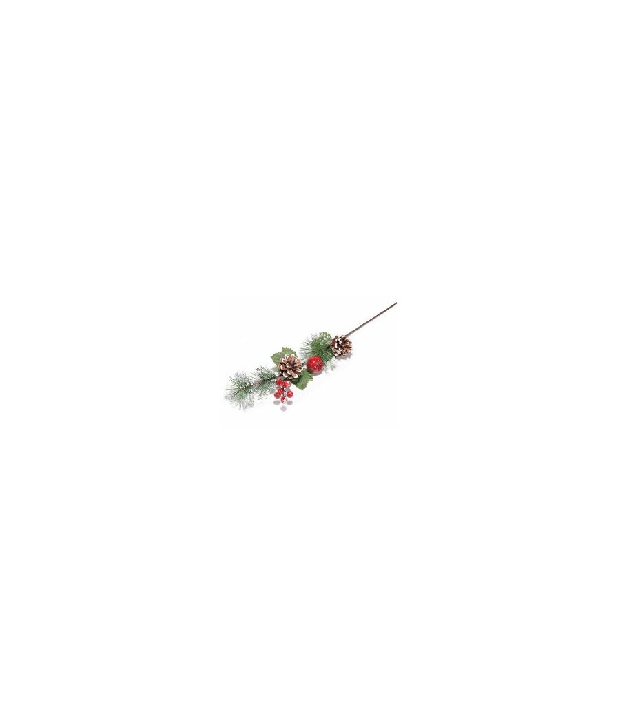 decorazioni bacche rosse e pigne
