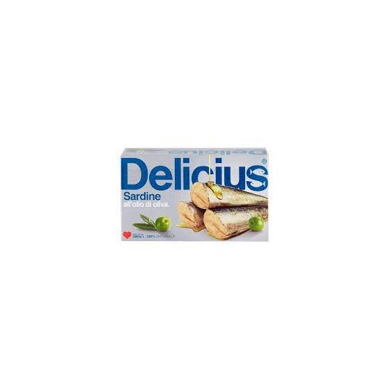 Delicius Sardine all'olio di oliva 120 g