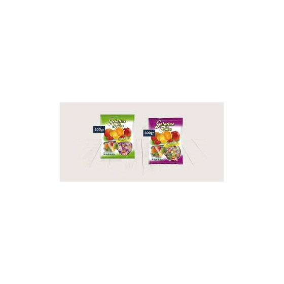 FRUIT JELLY GELATINA FRUTTA  GR 200