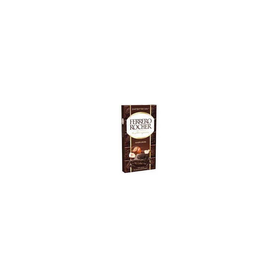 Ferrero Rocher Dark - tavoletta FONDENTE NOCCIOLE GR 90