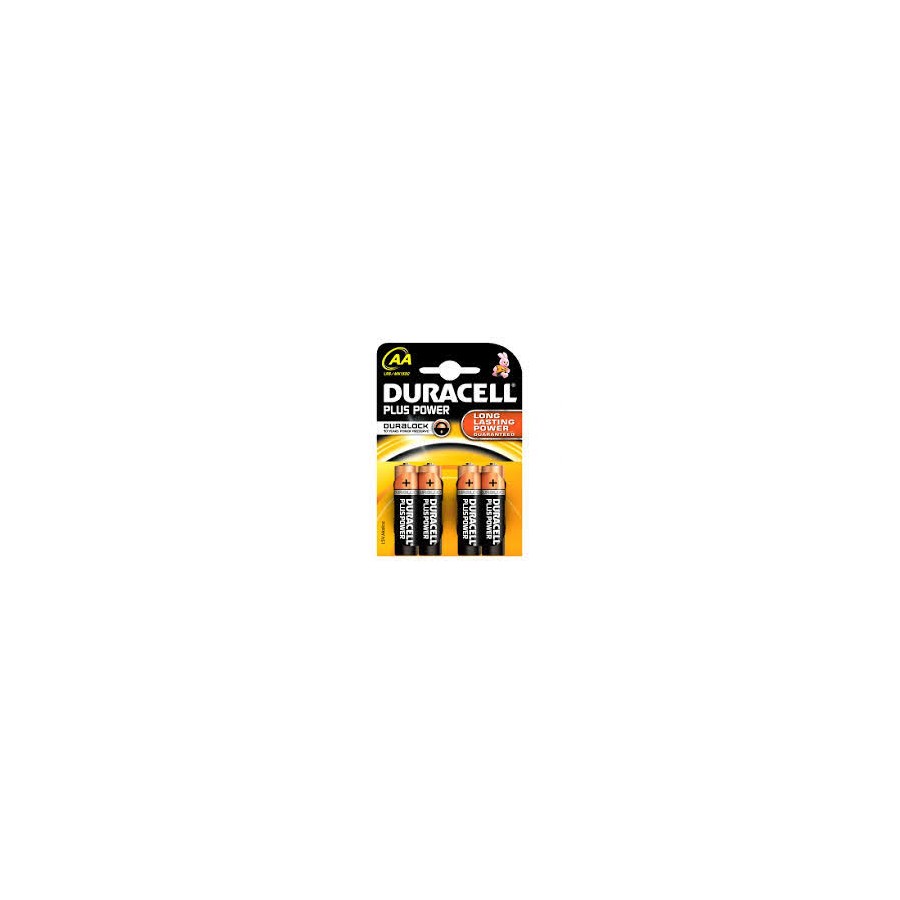 DURACELL BATTERIA PLUS POWER STILO X4