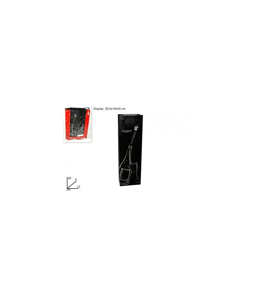 DUESSE PORTA BOTT CARTA  NERO