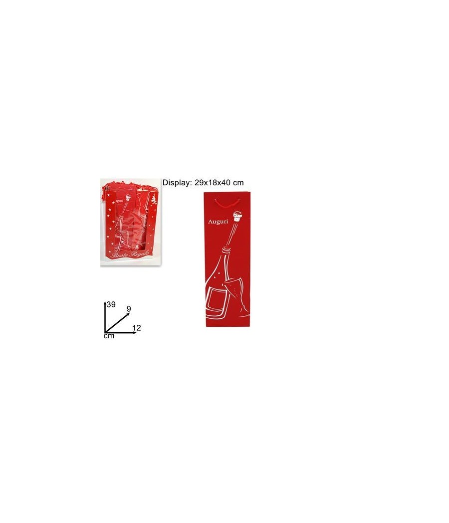 DUESSE PORTA BOTT.CARTA ROSSO