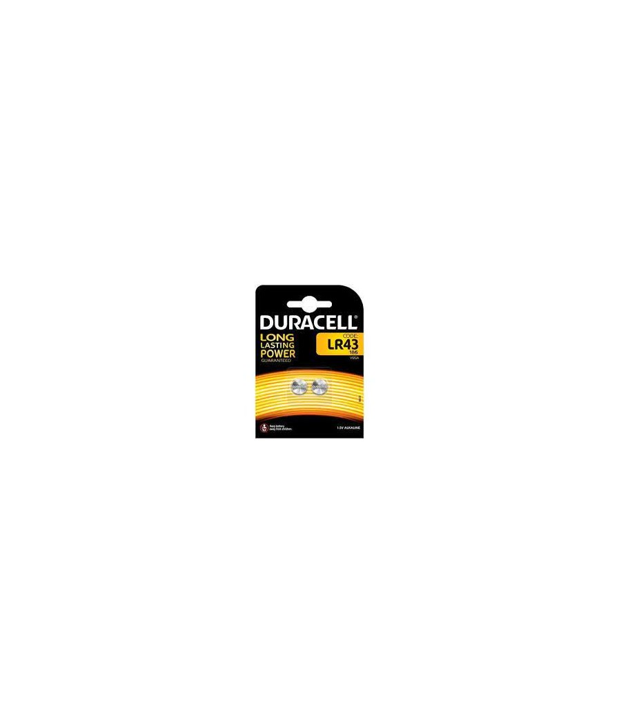DURACELL LONG POWER PILA BOTTONE LR43 2p