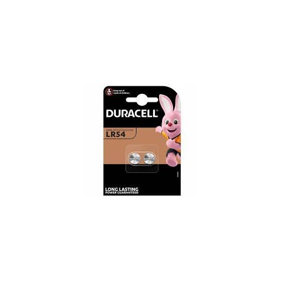 DURACELL LONG POWER PILA BOTTONE LR54 2p