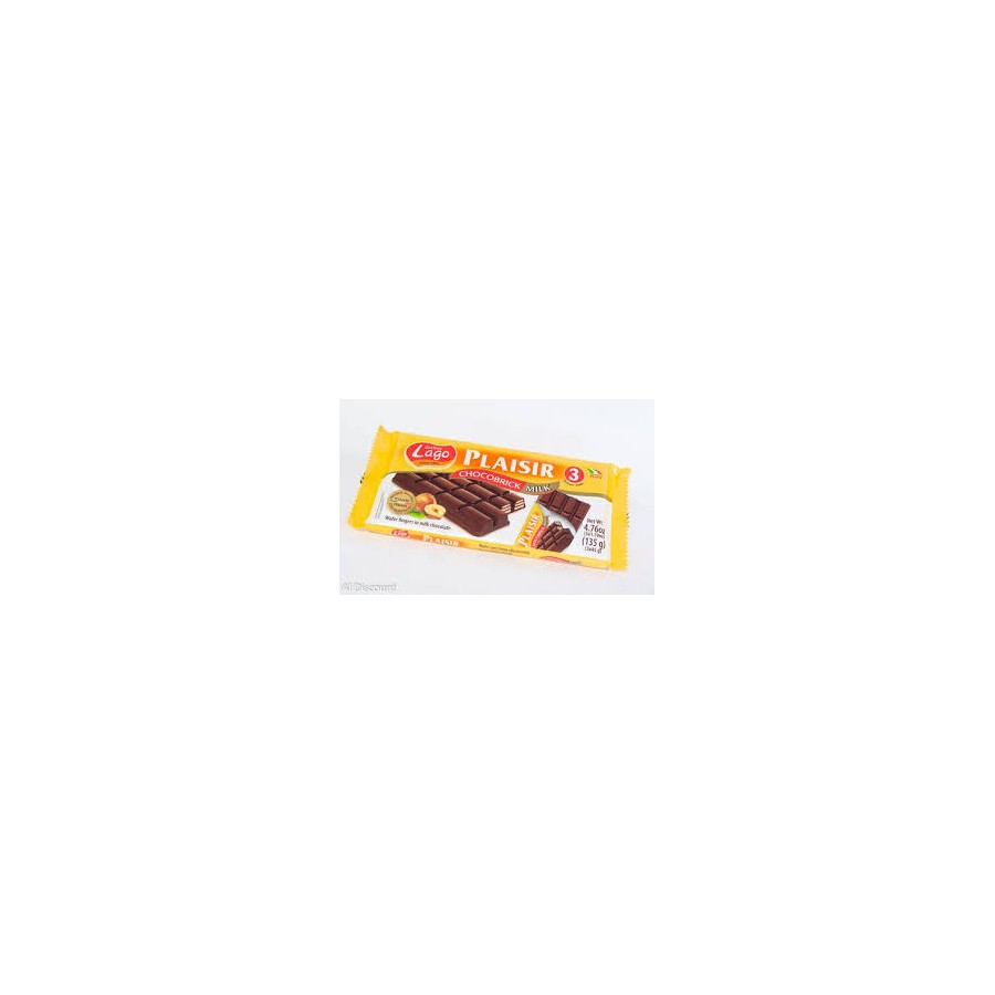 GAST.LAGO PLAISIR CHOCOBRICK 3X45GR