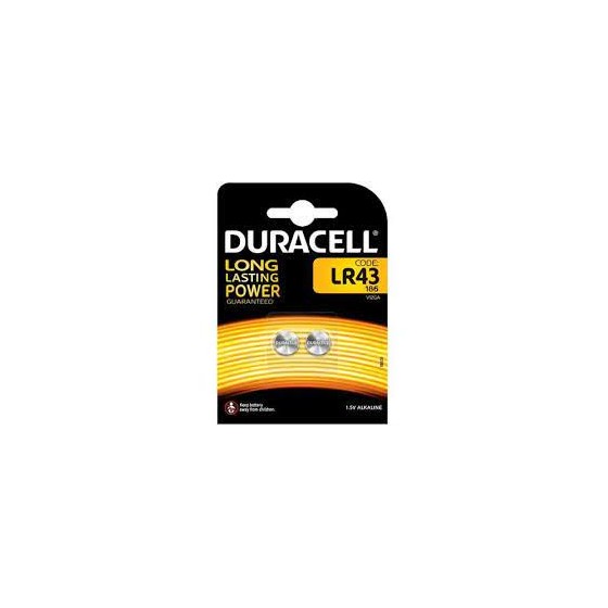 DURACELL LONG POWER PILA BOTTONE LR43 2p