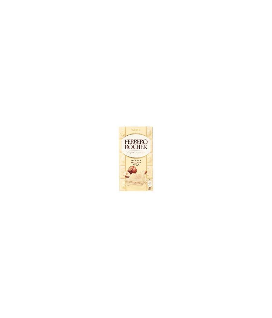 Ferrero rocher tavoletta nocciola bianco 90 GR