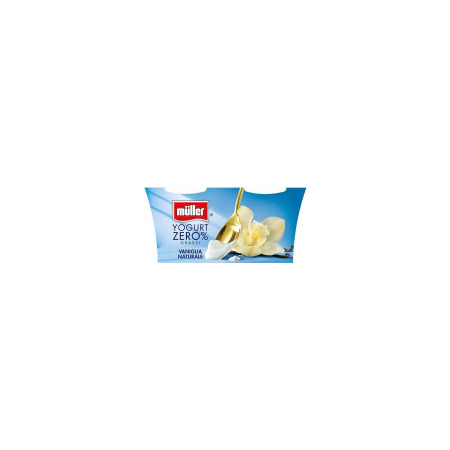 Müller Yogurt 0% Vaniglia gr. 125 x 2