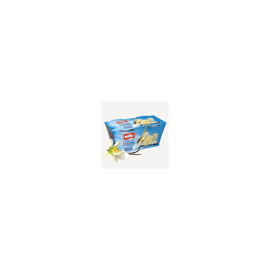 MULLER YOGURT 0.1% VANIGLIA GR 125X2