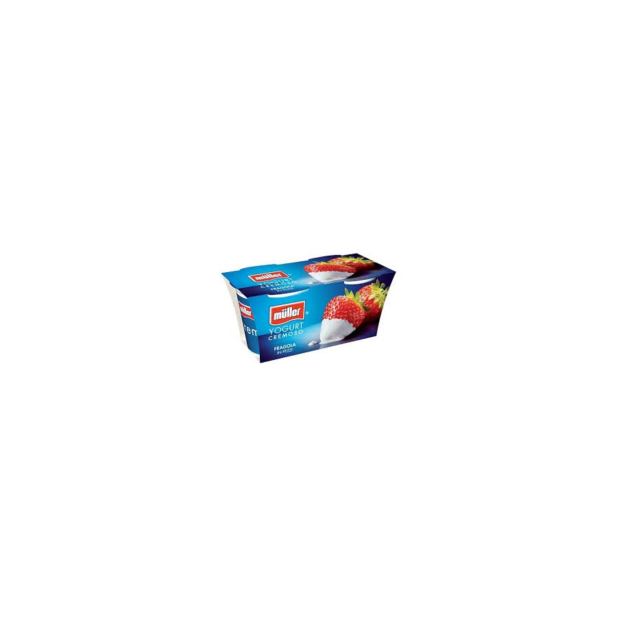 MULLER YOGURT FRAGOLA GR 125X2