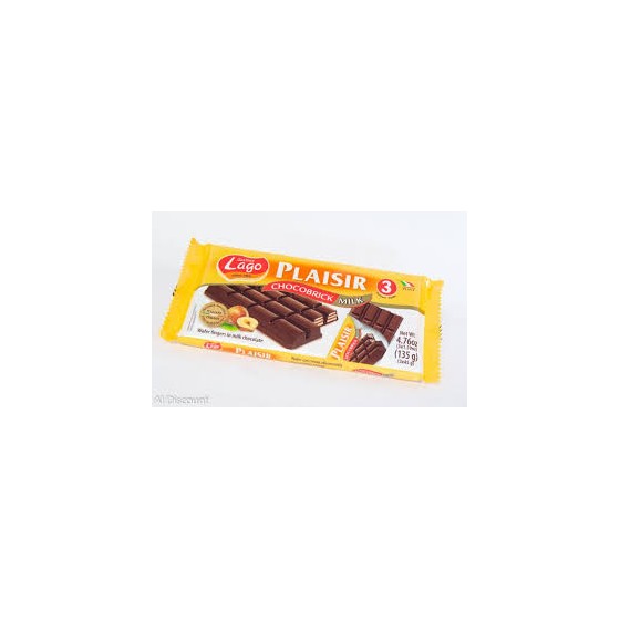 GAST.LAGO PLAISIR CHOCOBRICK 3X45GR