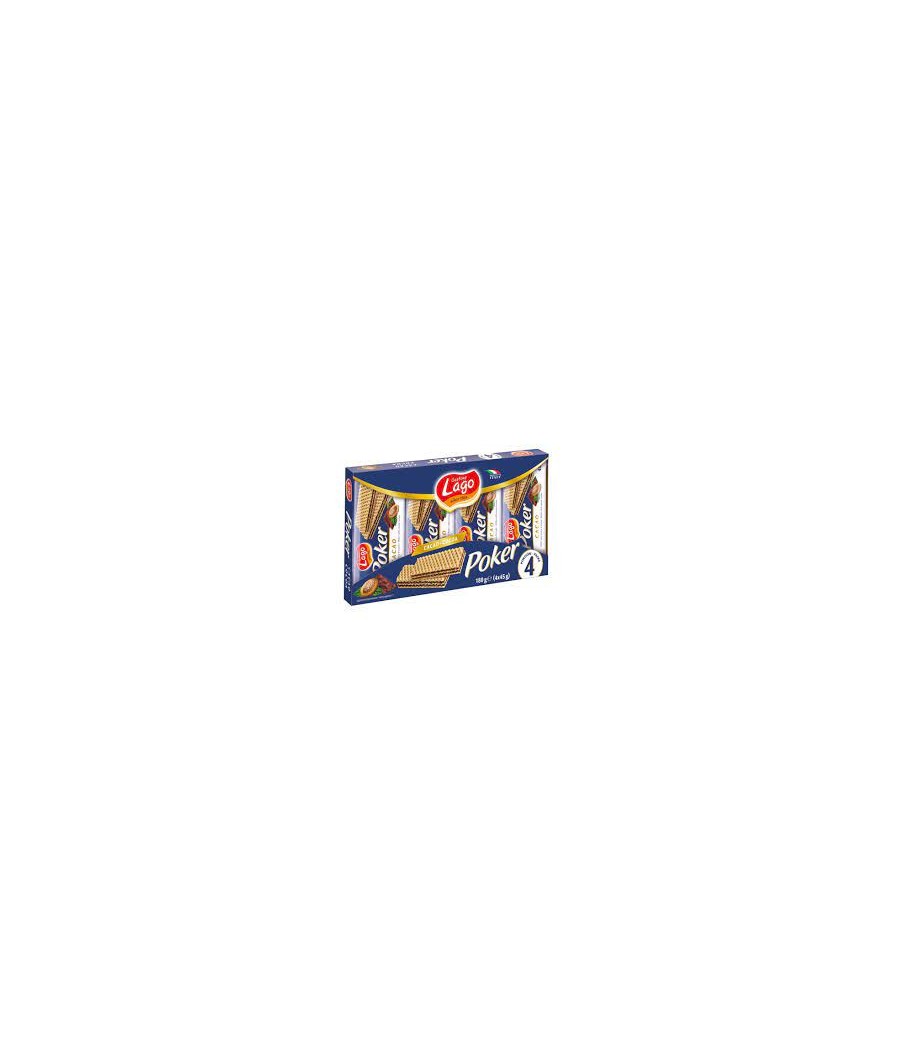 GASTOLE LAGO WAFER POKER CIOCCOLATO GR 45X4