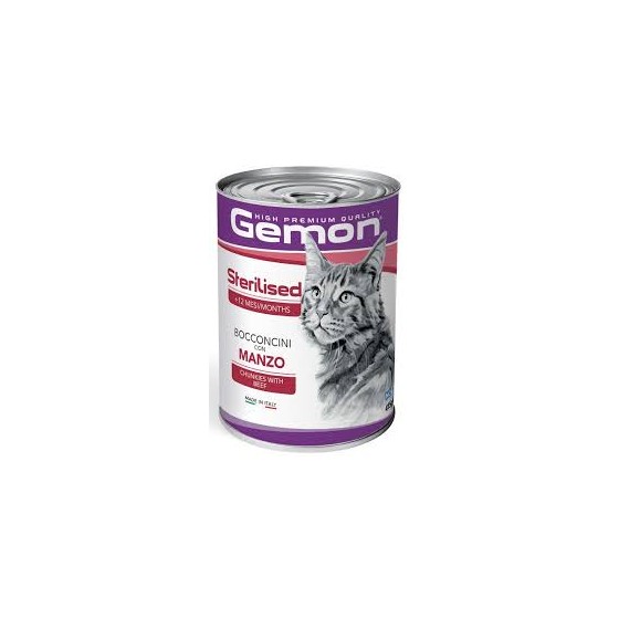 GEMON CAT BOCCONI ADULT MANZO 415GR
