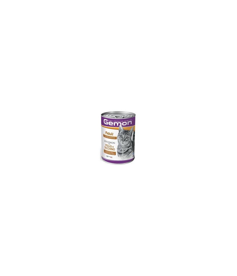 GEMON CAT BOCCONI ADULT POLLO TACCHINO 415GR