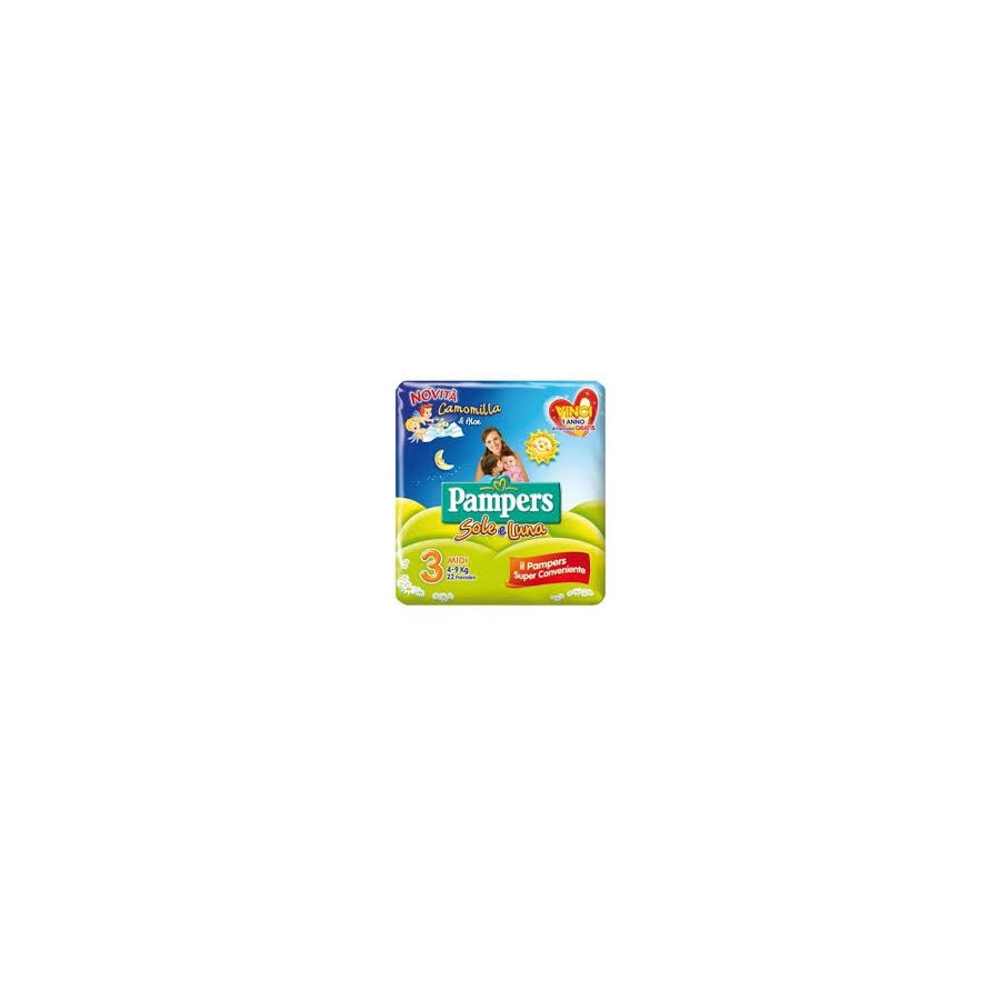 PAMPERS S & L 3 4-9 kg 20 Pannolini