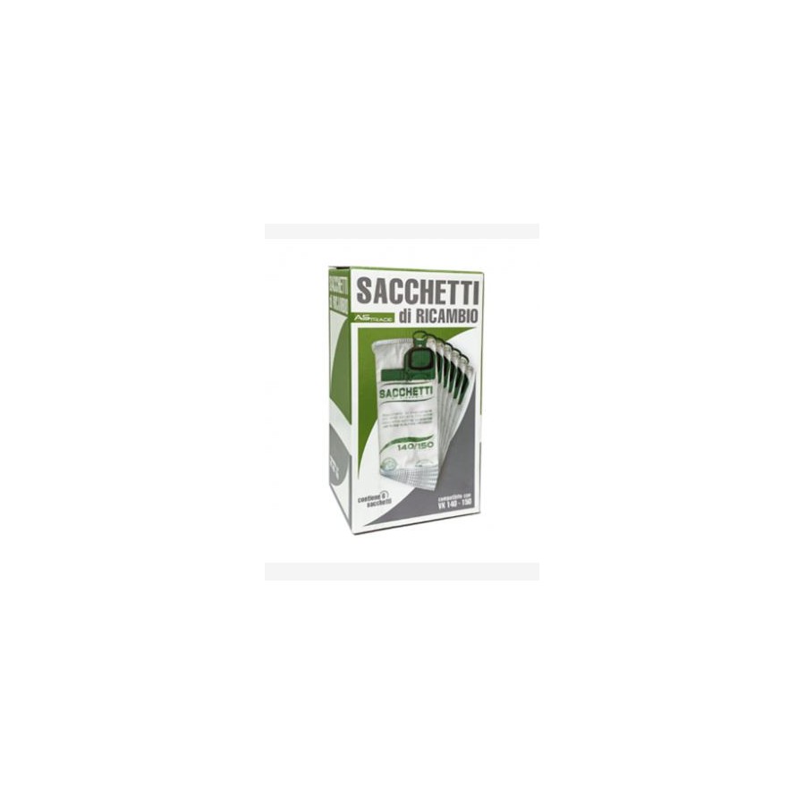 6 SACCHETTI VK140 VK150 SCATOLA FOLLETTO