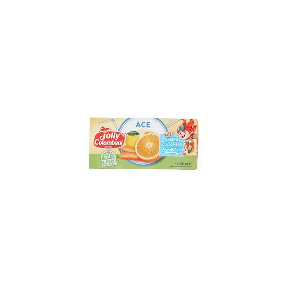 Jolly ACE Senza Zuccheri Aggiunti 3 x 200 ml
