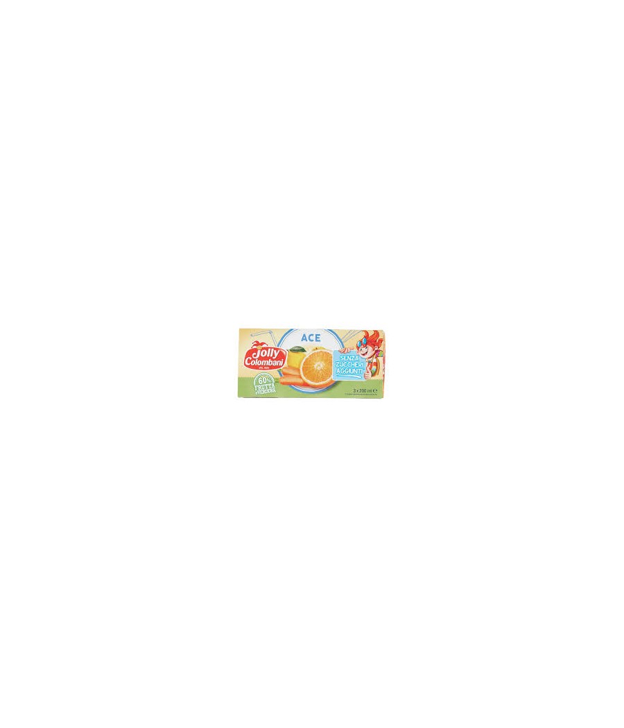 Jolly ACE Senza Zuccheri Aggiunti 3 x 200 ml