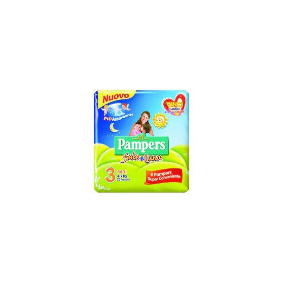 PAMPERS SOLE L.MIDI X23 4-9 KG