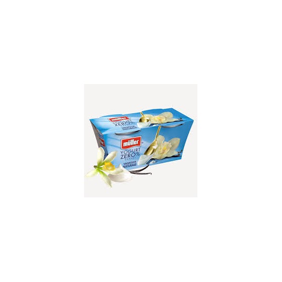 MULLER YOGURT 0.1% VANIGLIA GR 125X2