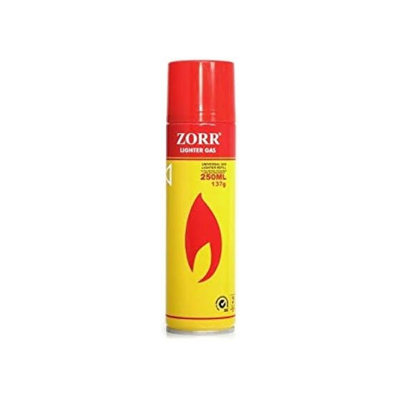 L.BRICO RICARICA GAS 250ml ZORR 10010