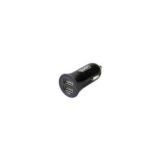 lampa Caricabatteria 2 porte Usb - 2500 mA - 12/24V