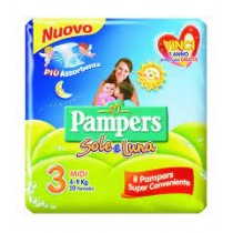 PAMPERS SOLE L.MIDI X23 4-9 KG