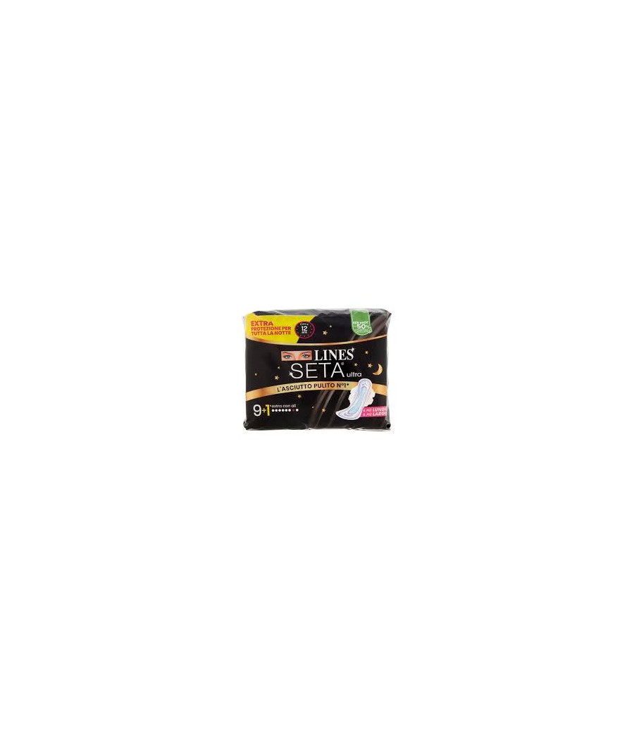 Lines Seta ultra extra con ali 9+1 pZ