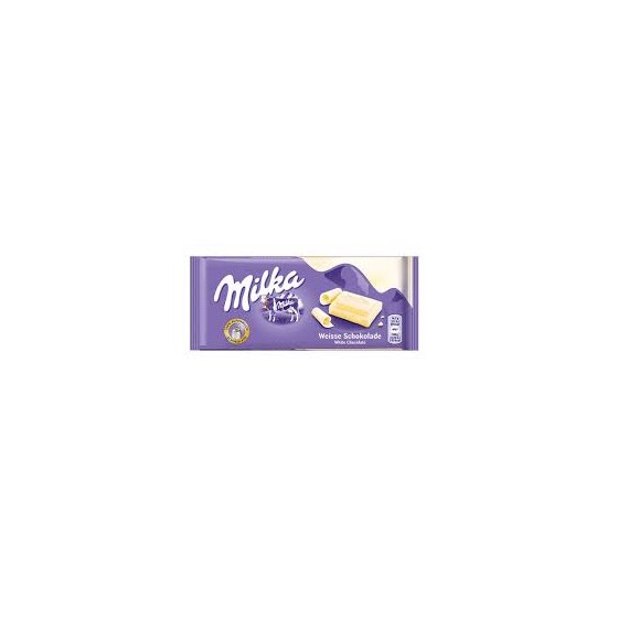 Milka bianco cioccolata 100g