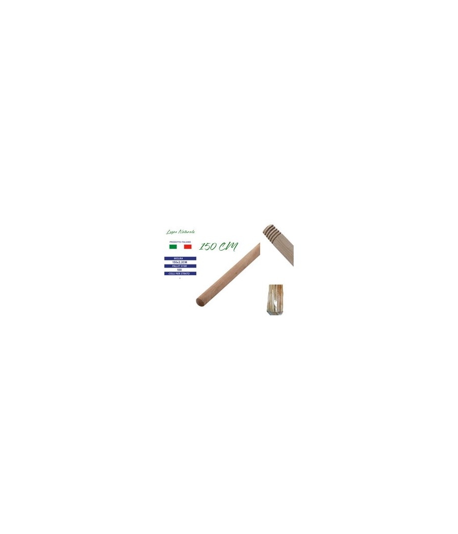 MANICO 150CM LEGNO NATURALE ITA 150S