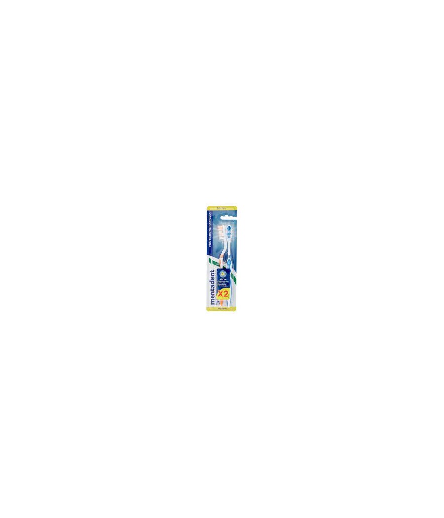 MENTADENT SPAZZOLINO DA DENTI  PLUS DUO X2 PZ