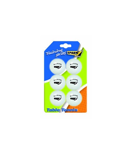 PALLINE PING PONG 6pz BIANCHE  708800066