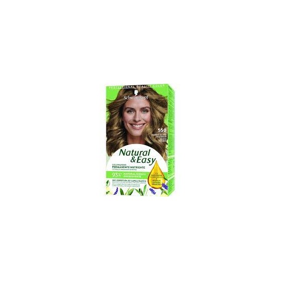 NATURAL & EASY 550 TINTURA CAPELLI BIOND SC. NAT