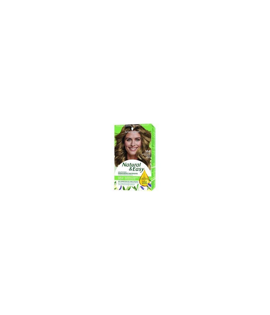 NATURAL & EASY 550 TINTURA CAPELLI BIOND SC. NAT
