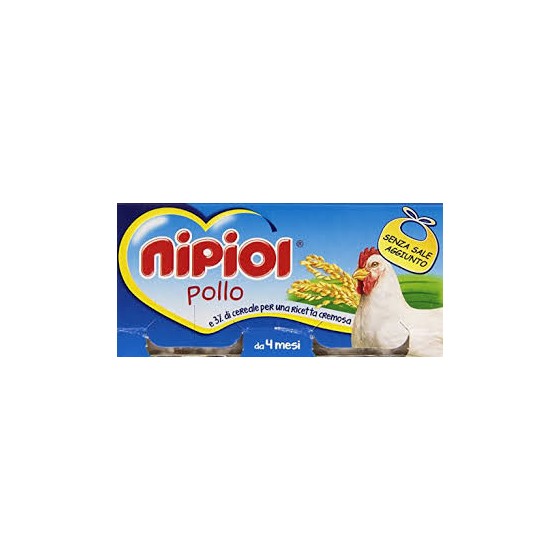 NIPIOL OMOGENIZZATI GR.80X2 POLLO