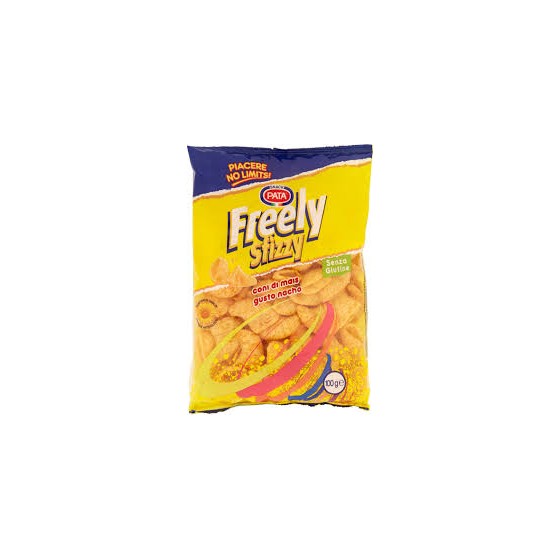 Pata Freely Sfizzy coni di mais gusto nacho 100 g