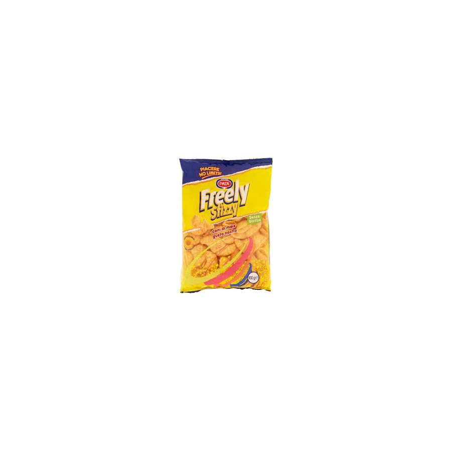 Pata Freely Sfizzy coni di mais gusto nacho 100 g