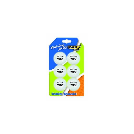 PALLINE PING PONG 6pz BIANCHE  708800066