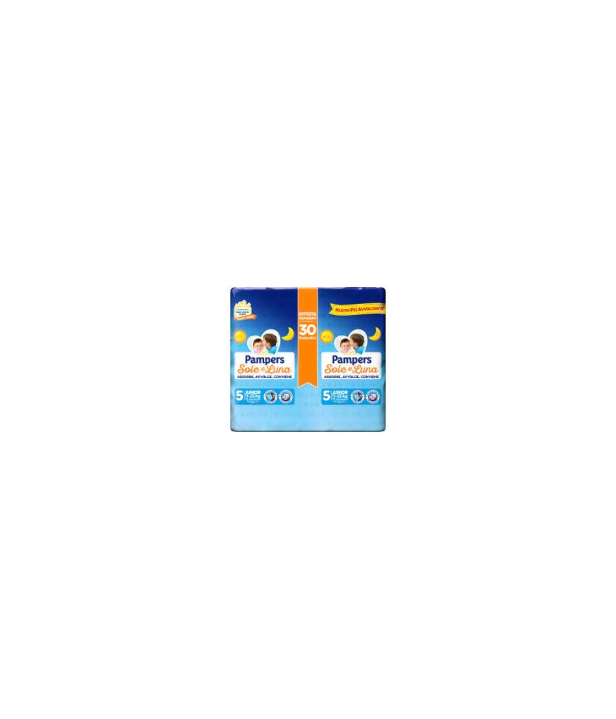 Pampers Sole e Luna Junior 11/25 30 pz