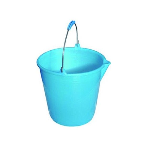 SECCHIO PLASTICA AZZURRO LT10