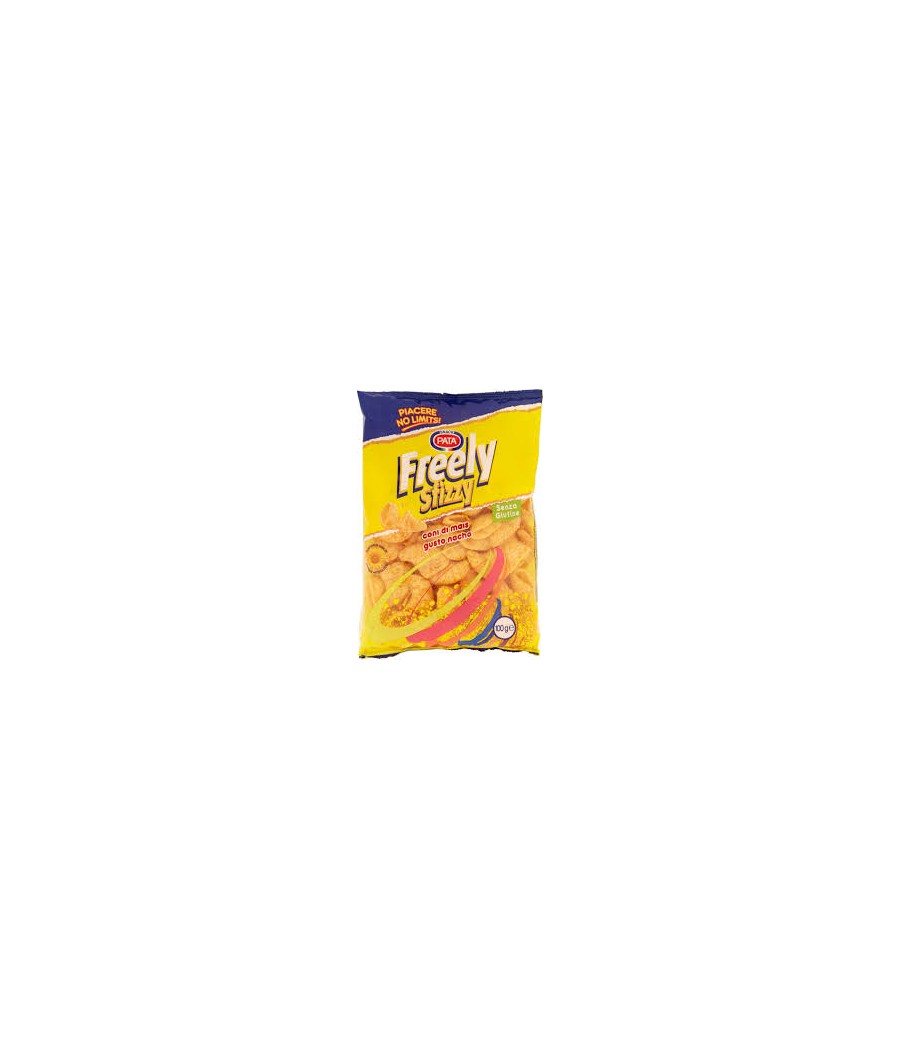 Pata Freely Sfizzy coni di mais gusto nacho 100 g