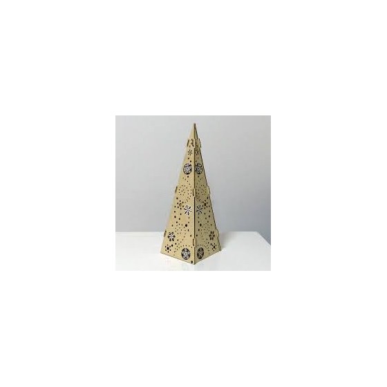 piramide luminosa Natale cm 50
