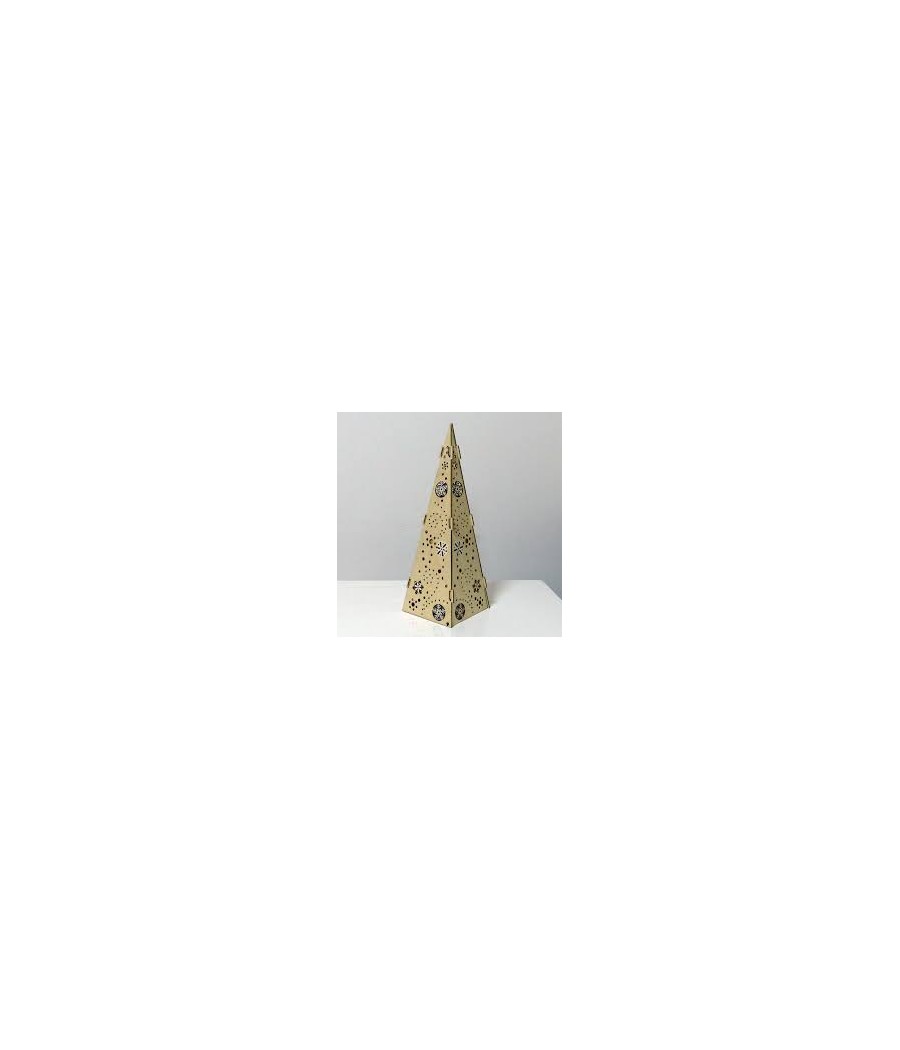 piramide luminosa Natale cm 50